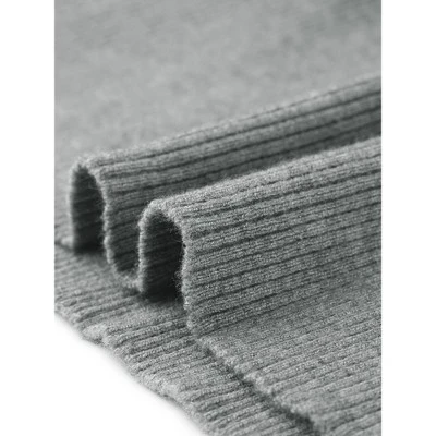 Seta T Women's Fall Winter Square Neck Long Bishop Sleeve Ribbed Knit Solid Sweaters 6 Seta T Women's Fall Winter Square Neck Long Bishop Sleeve Ribbed Knit Solid Sweaters - Image 4