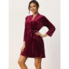 Cheibear Womens Wedding Party Velvet Thin Gown Bridesmaid Bridal Robes 1 Cheibear Womens Wedding Party Velvet Thin Gown Bridesmaid Bridal Robes -Women Store GUEST d14fcc60 f5f9 4d0e 93f9 b1f609f6746e