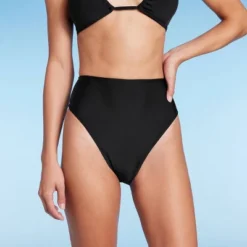 Women's High Leg Cheeky High Waist Bikini Bottom - Wild Fable™ Black 15 Women's High Leg Cheeky High Waist Bikini Bottom - Wild Fable™ Black -Women Store GUEST d19db261 293c 44ff a582 c177a4b5f036