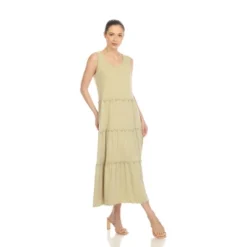 Women's Scoop Neck Tiered Midi Dress Pale - White Mark 11 Women's Scoop Neck Tiered Midi Dress Pale - White Mark -Women Store GUEST d4b07736 591a 45d6 a326 2187b56bf8ec