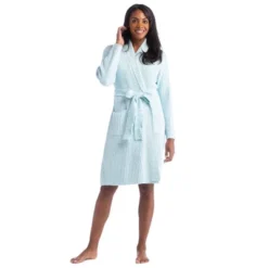 Softies Heathered Marshmallow 38" Wrap Robe -Women Store GUEST d4e3d9b5 6d5f 44ee 8d6a 36ba7b6d371d