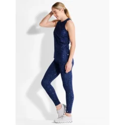 NIC + ZOE Spotted Blues Flexfit High Neck Tank -Women Store GUEST d534ef10 cc26 4f1d 8125 67e7bda7817f