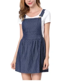 Allegra K Women's Pattern Overall Adjustable Shoulder Suspender Straps Mini Skirt -Women Store GUEST d5b97e3c 83d1 4f0c ba24 904ba8d685b6