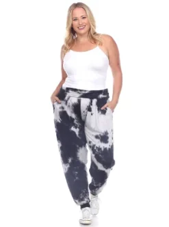 Women's Plus Size Tie Dye Harem Pants - White Mark -Women Store GUEST db22ad1b 1acb 4f3f a9ed 011769e954a7