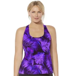 Swimsuits For All Women’s Plus Size Chlorine Resistant Racerback Tankini Top -Women Store GUEST db4cffa3 1f61 47b1 91e1 6a27a1523da3