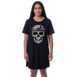 The Goonies Womens' Movie Film Skull Map Nightgown Sleep Pajama Shirt Black 7 The Goonies Womens' Movie Film Skull Map Nightgown Sleep Pajama Shirt Black -Women Store GUEST dc1d2e8c 2c95 4778 9439 a2d1e1cbcd45