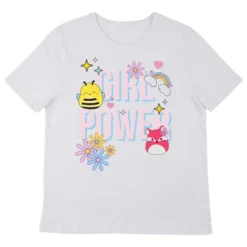 Squishmallows Girl Power Crew Neck Short Sleeve Women's White T-shirt -Women Store GUEST e1938f31 4218 437b 93e7 550cd4d63db5