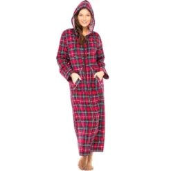 Women's Cotton Flannel Nightgown, Long Hooded Night Dress 12 Women's Cotton Flannel Nightgown, Long Hooded Night Dress -Women Store GUEST e3f9458f 043c 4f8c a63c dfba157cddb8