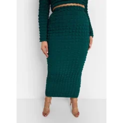 Rebdolls Women's Libra Popcorn Smocking Maxi Bodycon Skirt -Women Store GUEST e4178876 bdf7 4cca af8a a7d8efb46f2d