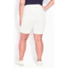 Women's Plus Size Supima® Bike Short - White | AVENUE