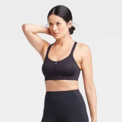 Women's High Support Zip-Front Sports Bra - All In Motion™ -Women Store GUEST e6222d77 b751 42e0 a2e3 c649a16256c5