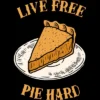 Junior's Design By Humans Live Free Pumpkin Pie Hard By Dumbshirts T-Shirt -Women Store GUEST e62ce1ad 0f6f 4c1a 9d7e bb4634849fc6