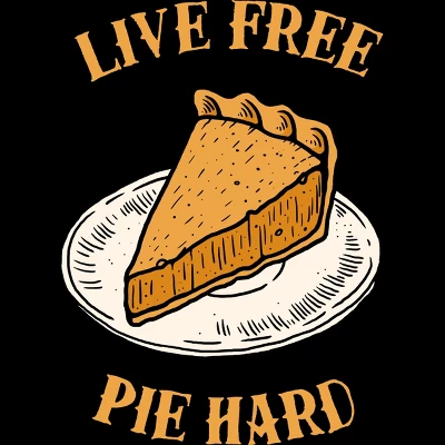 Junior's Design By Humans Live Free Pumpkin Pie Hard By Dumbshirts T-Shirt 3 Junior's Design By Humans Live Free Pumpkin Pie Hard By Dumbshirts T-Shirt