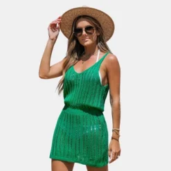 Women's Crochet Mini Cover Up Dress - Cupshe -Women Store GUEST e7b5de8e c6ed 48f6 a893 1aac8b3a8539