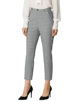 Allegra K Women's Plaid High Waist Elastic Back Office Work Ankle Pants -Women Store GUEST e90c2083 2b34 483e 98ce 7e78e1979f02
