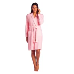 Softies Heathered Marshmallow 38" Wrap Robe -Women Store GUEST e92f1174 1795 42f7 aa70 40cebb24b0c1
