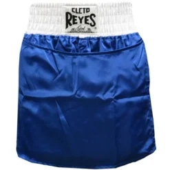 Cleto Reyes Women's Satin Polyester Boxing Skirt Trunks - Blue/White -Women Store GUEST eaf5fd58 617b 4584 90df 4d53afdf50c2