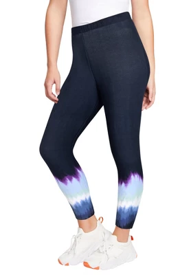 June + Vie By Roaman's Women’s Plus Size Essential Cropped Legging 9 June + Vie By Roaman's Women’s Plus Size Essential Cropped Legging - Image 7