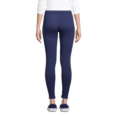 Lands' End Women's High Rise Serious Sweats Fleece Lined Pocket Leggings 3 Lands' End Women's High Rise Serious Sweats Fleece Lined Pocket Leggings