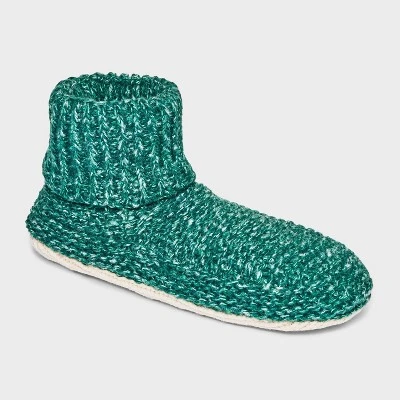 Women's Marled Knit Faux Shearling Lined Booties With Grippers - Stars Above™ 4-10 9 Women's Marled Knit Faux Shearling Lined Booties With Grippers - Stars Above™ 4-10 - Image 7