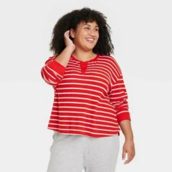 Women's Striped Matching Family Thermal Pajama Top - Wondershop™ Red 9 Women's Striped Matching Family Thermal Pajama Top - Wondershop™ Red -Women Store GUEST edebf4b3 81bb 4e7b 8217 10ac3773f341