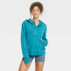 Women's 1/2 Zip Fleece Pullover - JoyLab™ -Women Store GUEST ee3acd3e ba97 4337 b979 18c98d83cb38