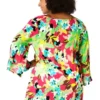 Anne Cole Plus - Women's Flounce V Neck Tunic Swimsuit Cover Up