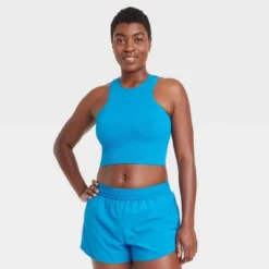 Women's Medium Support Seamless High-Neck Sports Bra - All In Motion™ 18 Women's Medium Support Seamless High-Neck Sports Bra - All In Motion™ -Women Store GUEST efa12a66 995a 4554 bd21 8d6e7304a96a