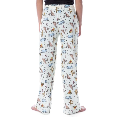 Disney Winnie The Pooh Women's Classic Character Art Loungewear Pajama Pants 4 Disney Winnie The Pooh Women's Classic Character Art Loungewear Pajama Pants - Image 2
