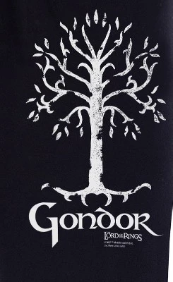 The Lord Of The Rings Womens' Gondor White Tree Sleep Pajama Pants Black 4 The Lord Of The Rings Womens' Gondor White Tree Sleep Pajama Pants Black - Image 2