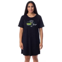 Supernatural Womens' Scoobynatural Mystery Machine Nightgown Pajama Shirt Black -Women Store GUEST f12a1fda d5ff 43ff b231 0947e16e34b0
