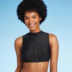 Women's Zip-Front Mock Neck Bikini Top - Wild Fable™ 8 Women's Zip-Front Mock Neck Bikini Top - Wild Fable™ -Women Store GUEST f32ccb16 af69 4c28 b0f7 be6f95ae7a1f