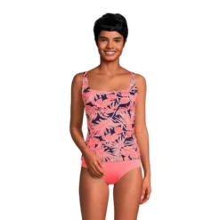 Lands' End Women's Mastectomy Chlorine Resistant Square Neck Tankini Top Swimsuit Adjustable Straps -Women Store GUEST f400d9ce f2e1 4464 88c3 196fb1113b96