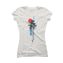 Junior's Design By Humans Abstract Nature By Airiestudio T-Shirt -Women Store GUEST f45f987d 01d7 4195 bae1 d6414c572d95