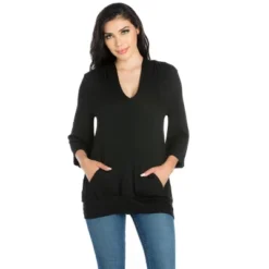 24seven Comfort Apparel Womens Trendy Oversized Fashion Hoodie Top -Women Store GUEST f48acf8b 6c9d 422a bb8b 96069af8a033