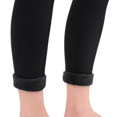 MUK LUKS Women's Fur Lined Leggings 4 MUK LUKS Women's Fur Lined Leggings - Image 2