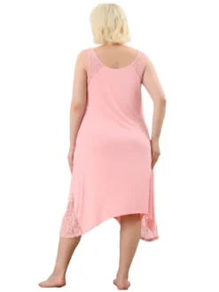Agnes Orinda Plus Size Women Nightgown Chemise Sleepwear Full Slip Lace Nightwear 11 Agnes Orinda Plus Size Women Nightgown Chemise Sleepwear Full Slip Lace Nightwear -Women Store GUEST f59ad857 f2ea 4e27 9f34 8fc5d9cc30d9