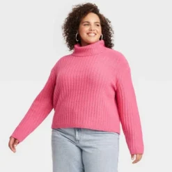 Women's Mock Turtleneck Cashmere-Like Pullover Sweater - Universal Thread™ -Women Store GUEST f5af5530 043d 439a 8981 f73db3a742a5