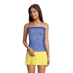 Lands' End Women's Strapless Bandeau Tankini Top Swimsuit With Removable And Adjustable Straps 18 Lands' End Women's Strapless Bandeau Tankini Top Swimsuit With Removable And Adjustable Straps -Women Store GUEST f89b7a15 441b 4811 b146 cd72ec5d1c7f