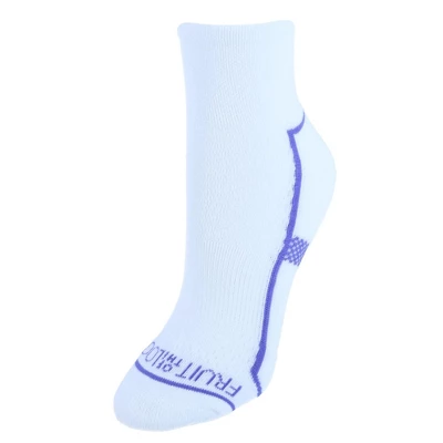 Fruit Of The Loom Women's Cool Zone Cotton Cushioned Ankle Socks (6 Pair Pack) 4 Fruit Of The Loom Women's Cool Zone Cotton Cushioned Ankle Socks (6 Pair Pack) - Image 2