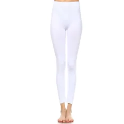 Women's Slim Fit Solid Leggings - One Size Fits Most - White Mark -Women Store GUEST fbba4b02 bb98 43cb b6b7 d7f4932925b6