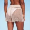 Women's Pull-On Crochet Cover Up Shorts - Shade & Shore™ Light Brown -Women Store GUEST fbeba947 3f80 40c2 ba17 64950065870d