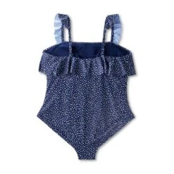 Women's Polka Dot Ruffle Shoulder One Piece Swimsuit - Kona Sol™ Navy Blue 8 Women's Polka Dot Ruffle Shoulder One Piece Swimsuit - Kona Sol™ Navy Blue -Women Store GUEST fde114f1 68e9 4674 acdb cf606bab3c48