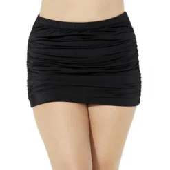 Swimsuits For All Women’s Plus Size Shirred High Waist Swim Skirt -Women Store GUEST fef4b278 389b 4025 901e 4603f6d94b39