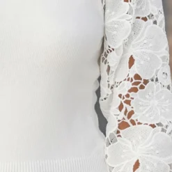 Women's Floral Lace Bishop Sleeve Fitted Sweater - Cupshe 12 Women's Floral Lace Bishop Sleeve Fitted Sweater - Cupshe -Women Store GUEST ffa06033 8b73 4b63 860a 6109f75c8fa9