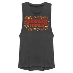 Junior's Stranger Things Autumn Logo Festival Muscle Tee 7 Junior's Stranger Things Autumn Logo Festival Muscle Tee -Women Store GUEST ffbd8c82 1a85 4a0b 9494 5b796d91982b
